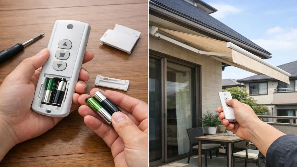 Awning remote not working: 5 checks (Battery pairing and range)
