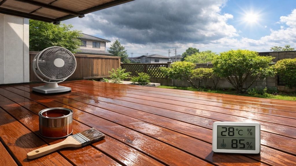 Deck stain won’t dry: 5 checks to avoid tackiness (Shade airflow timing)