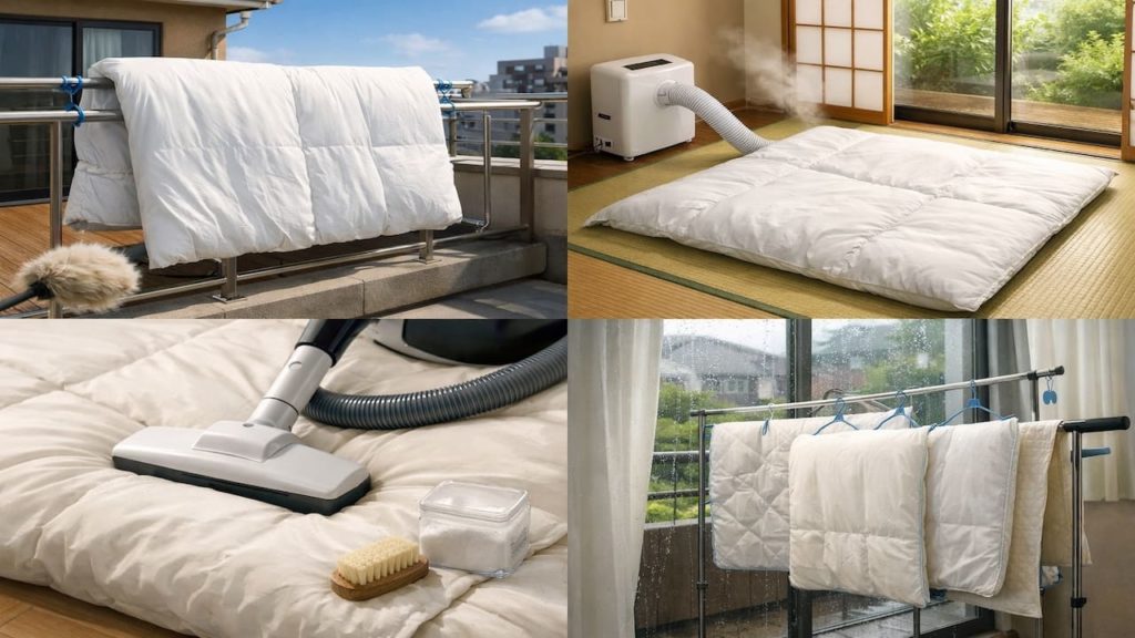Futon cleaning schedule: 5 steps【Keep it fresh with light routines】