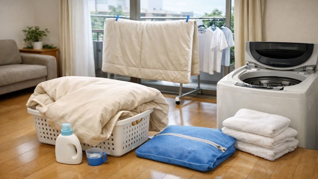 Futon cover washing: 5 tips【Clean sweat and dust the safe way】