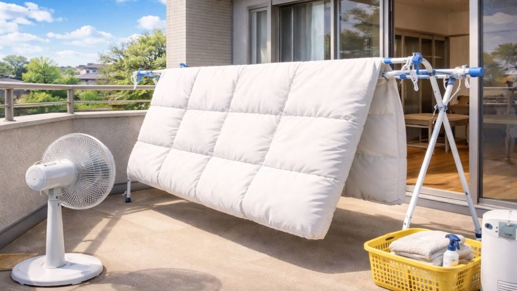 Futon smell after rain: 5 tips【Dry it before the odor locks in】