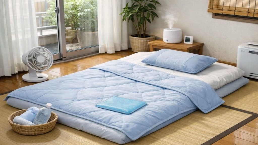 Futon summer cooling: 5 tips【Sleep cooler without sweaty nights】