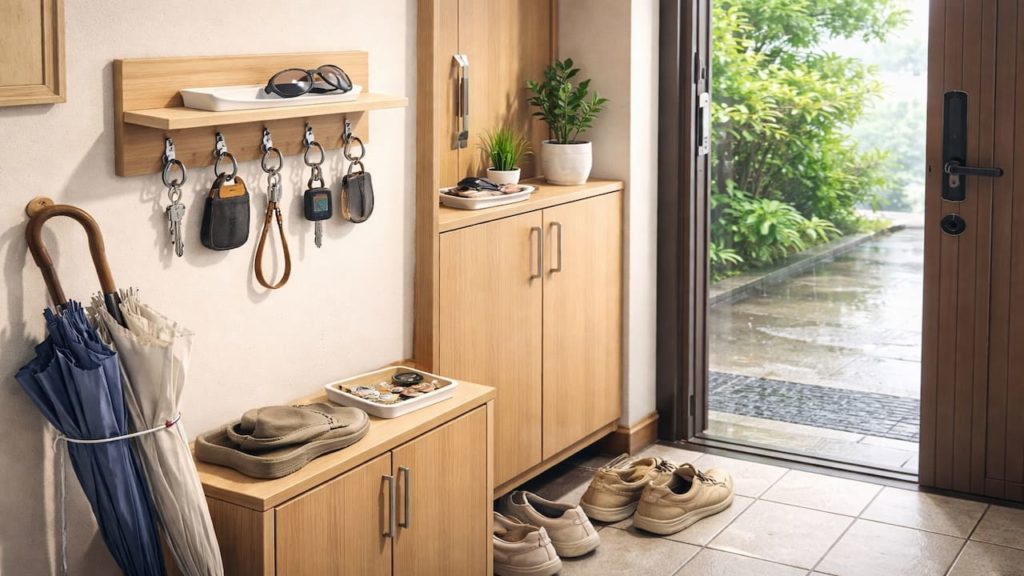 Genkan key drop habit: 5 tips【Stop losing keys before you rush out】