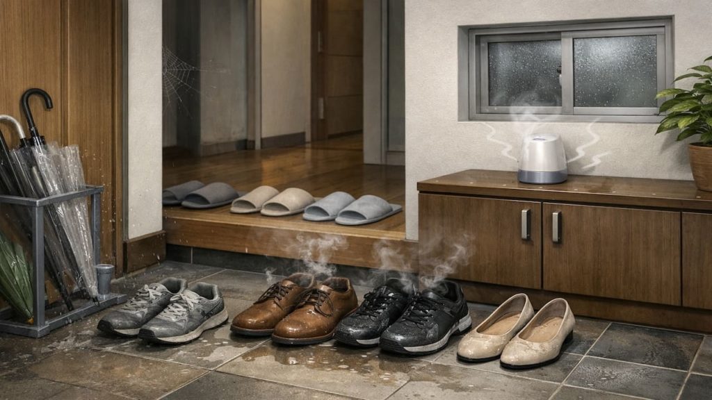 Genkan shoe smell: 5 signs【Know when airflow is not enough】