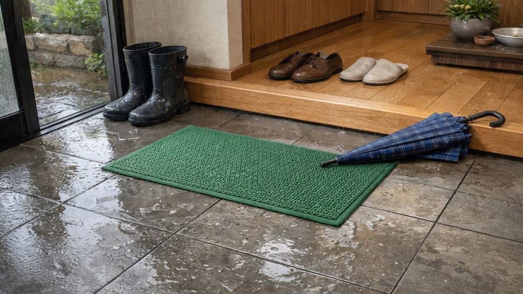 Genkan step-up safety: 5 checks【Prevent slips on wet entry floors】