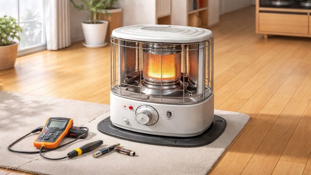 Kerosene heater keeps shutting off 5 checks (Tilt switch overheat sensor and reset)