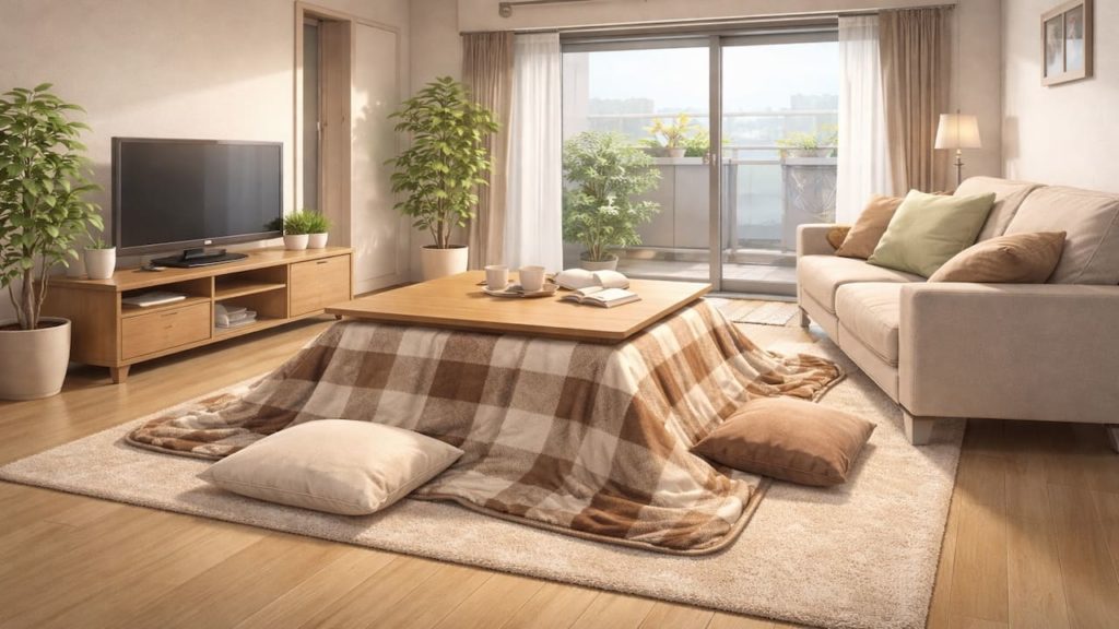 Kotatsu in apartments: 5 checks【Avoid noise and neighbor complaints】