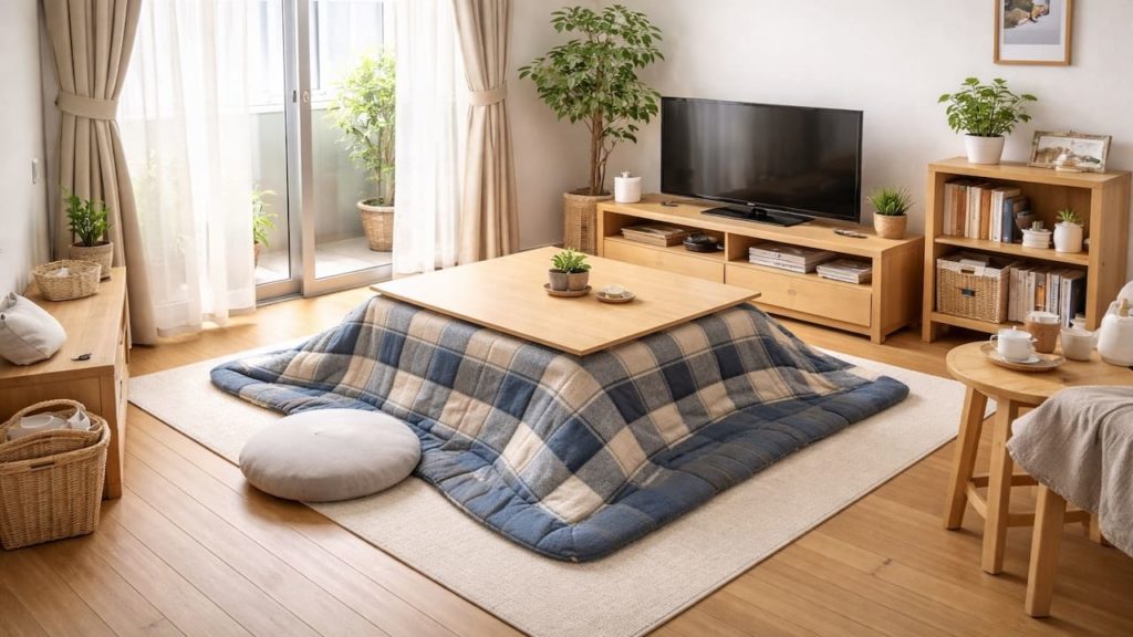 Kotatsu for small rooms: 5 tips【Fit it without blocking walkways】