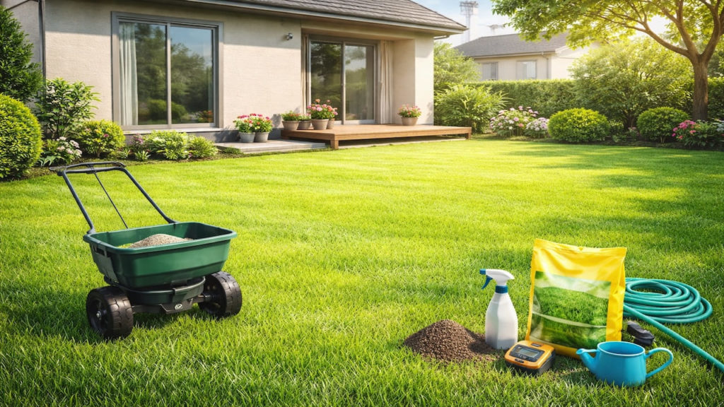 Lawn feeding routine 5 tips for steady growth (Light doses and timing)