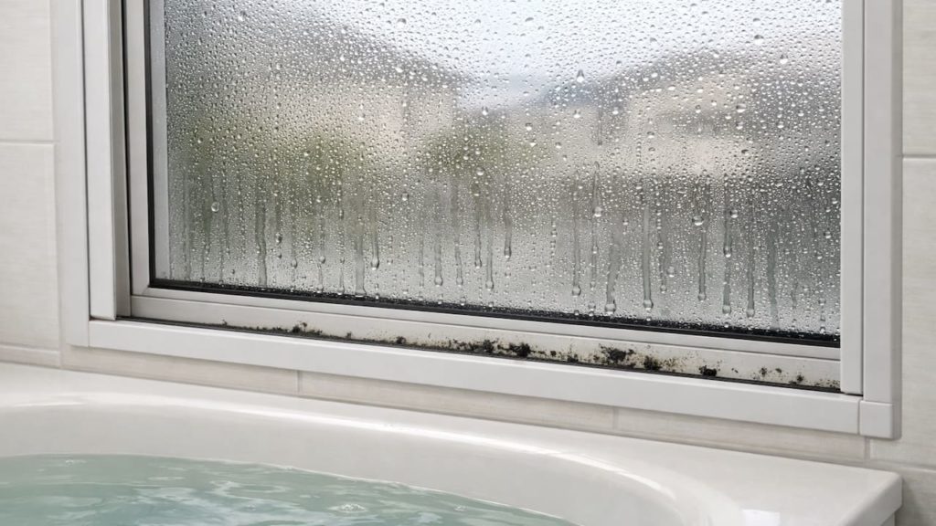 Ofuro window condensation: 5 checks【Lower water drops that invite mold】