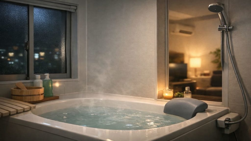 Ofuro noise at night: 5 tips【Soak quietly in thin wall apartments】