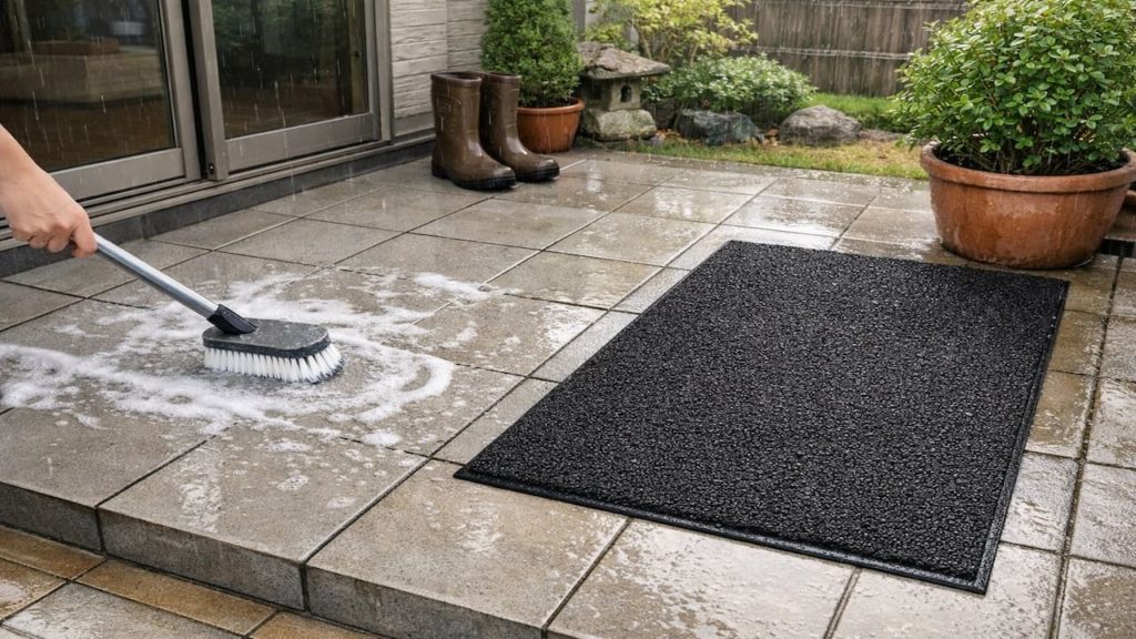 Patio tiles feel slippery: 5 fixes that work in rainy weeks (Texture cleaners and mats)