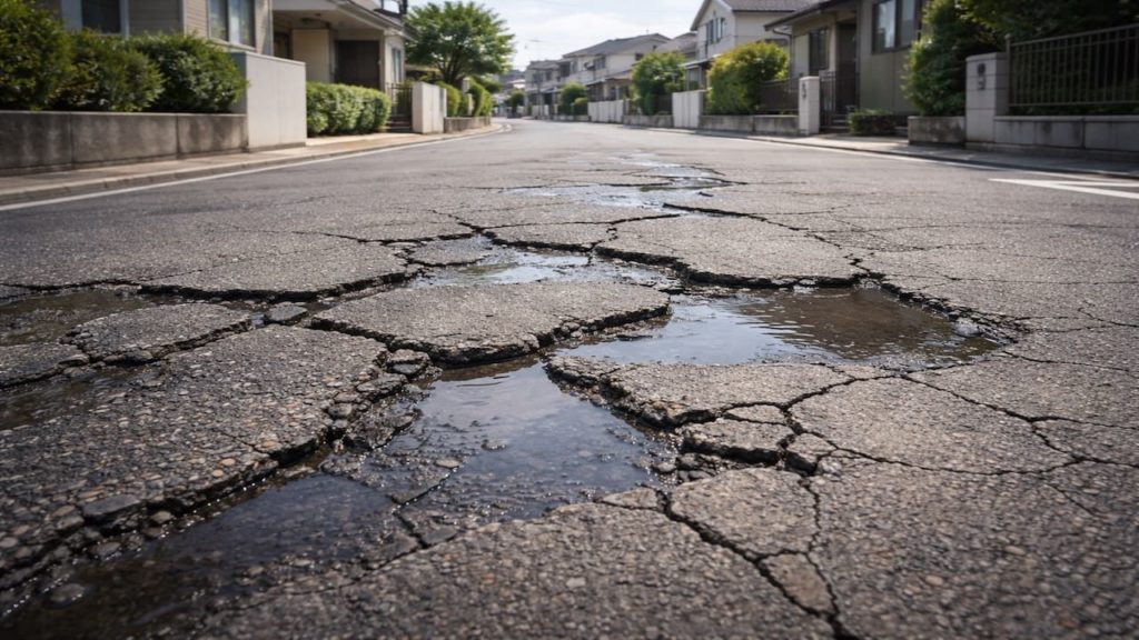 Pavement cracks on asphalt 5 signs it needs repair (Heat softening and water)