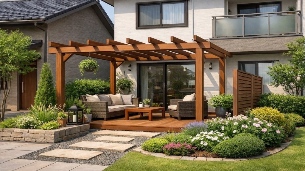 Pergola curb appeal tips: 5 checks (Proportions color and lines)