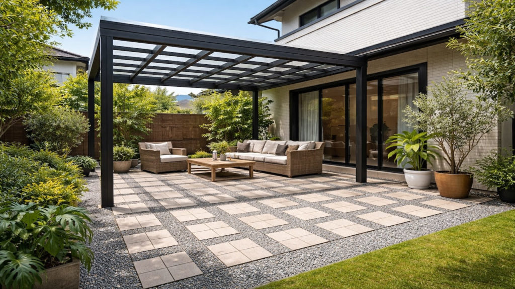Pergola floor material choice: 5 checks (Drainage heat and grip)