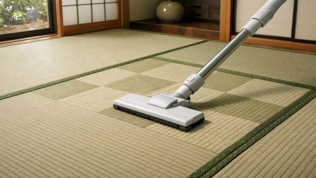 Tatami vacuum direction: 5 checks【Clean the weave without pulling fibers】