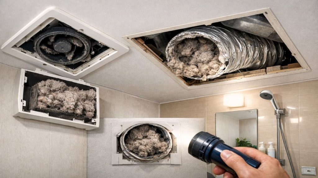 Unit bath fan runs but no airflow: 5 Checks (Find hidden blockage)