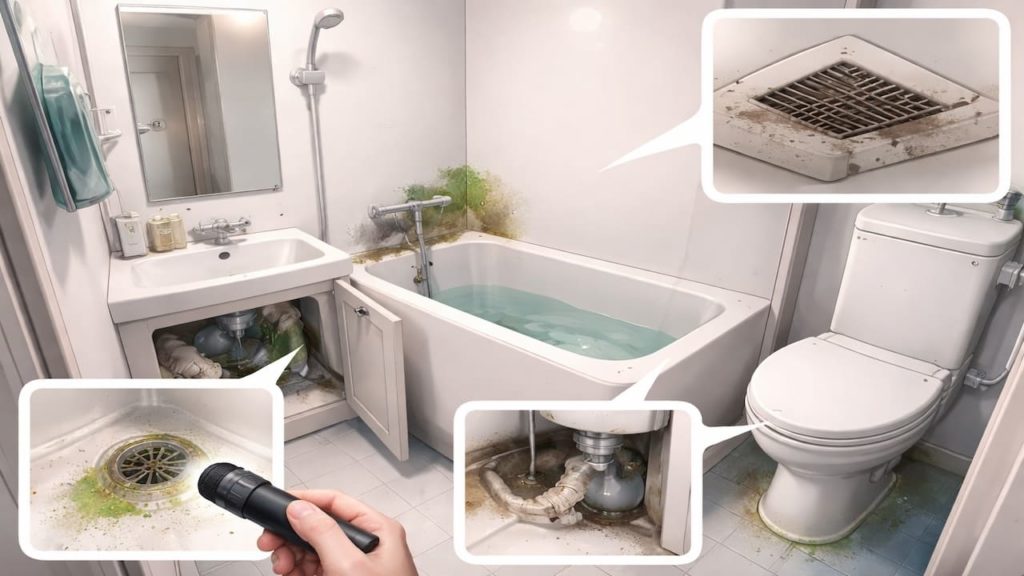 Unit bath smells bad: 5 Checks (Find the real source fast)