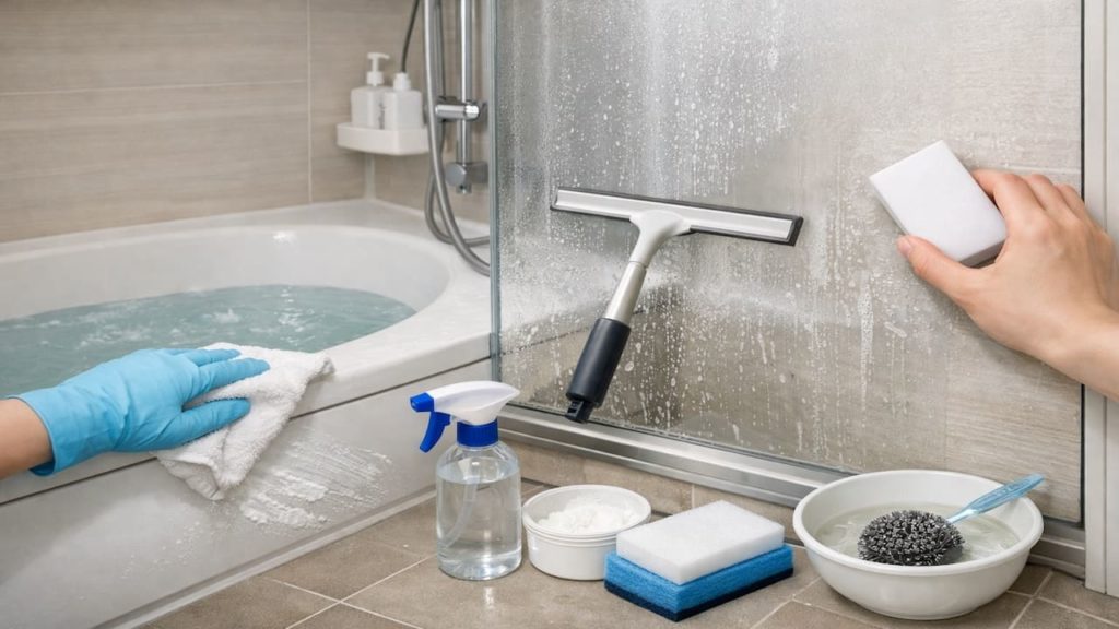 Unit bath soap scum: 5 Tips (Remove film without scratching)