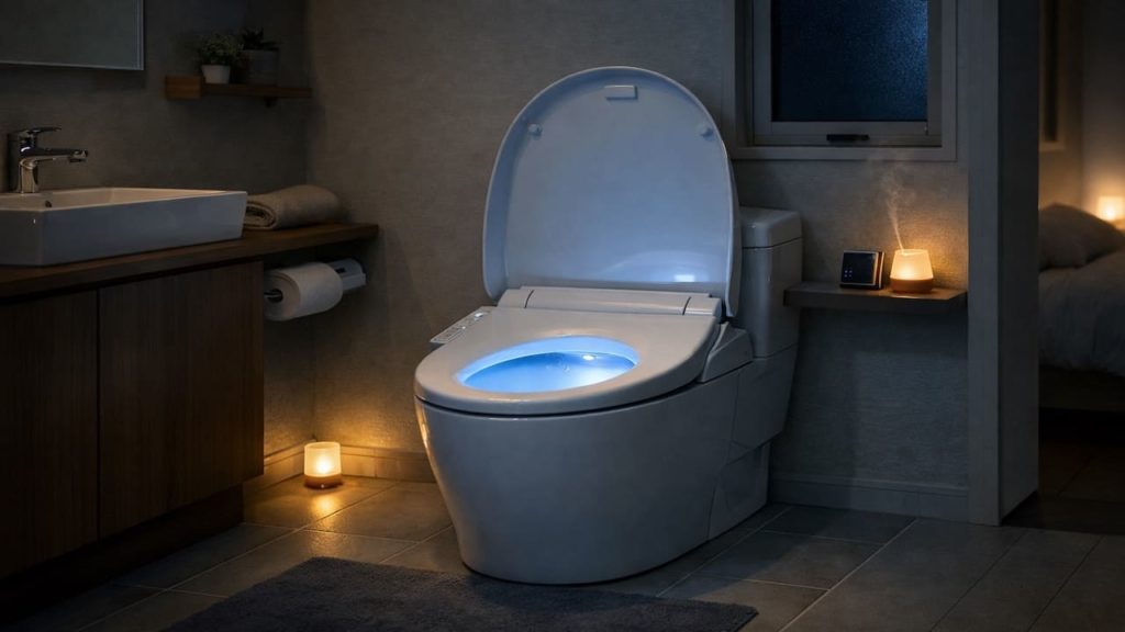 Washlet night use: 5 tips【Use light and sound settings without waking others】