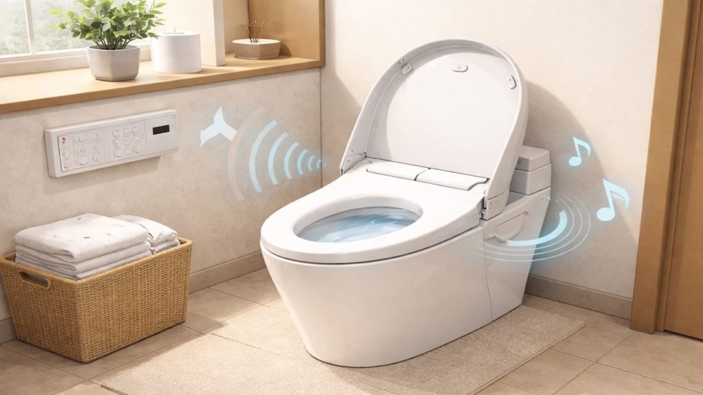Washlet privacy features: 5 checks【Use sound and lid settings appropriately】