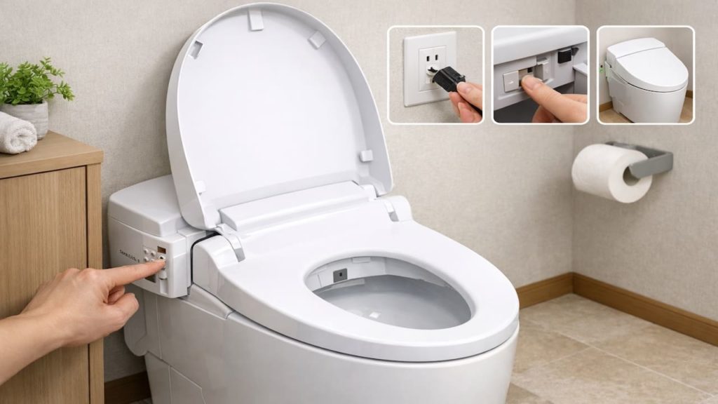 Washlet reset basics: 5 steps【Restore normal mode after errors or moves】