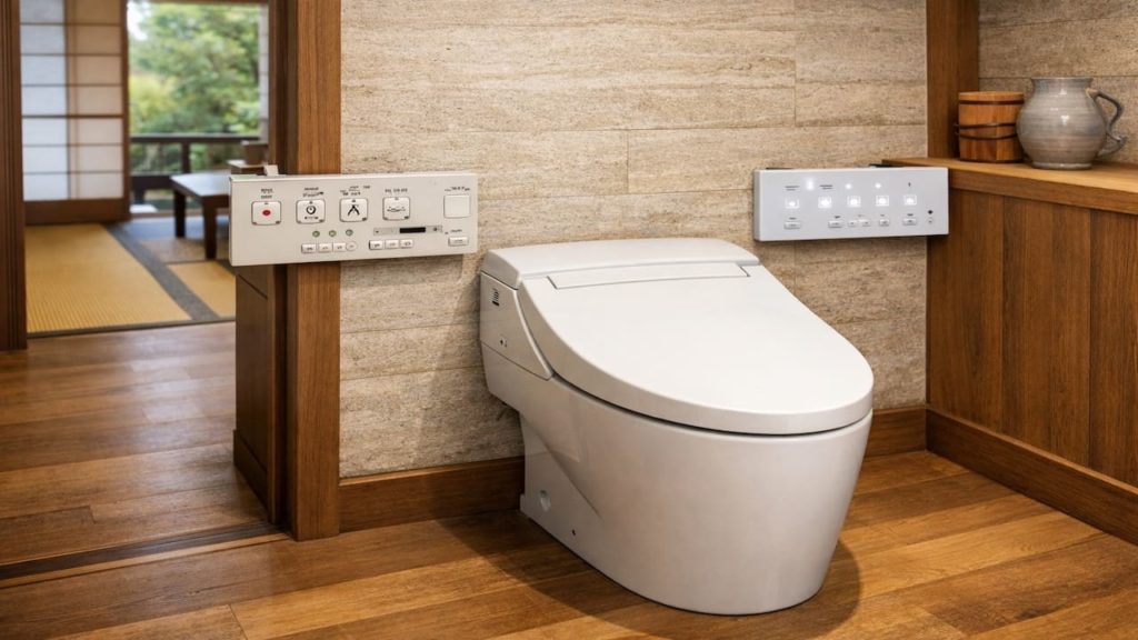 Washlet in ryokan rooms: 5 checks【Understand old vs new control layouts】