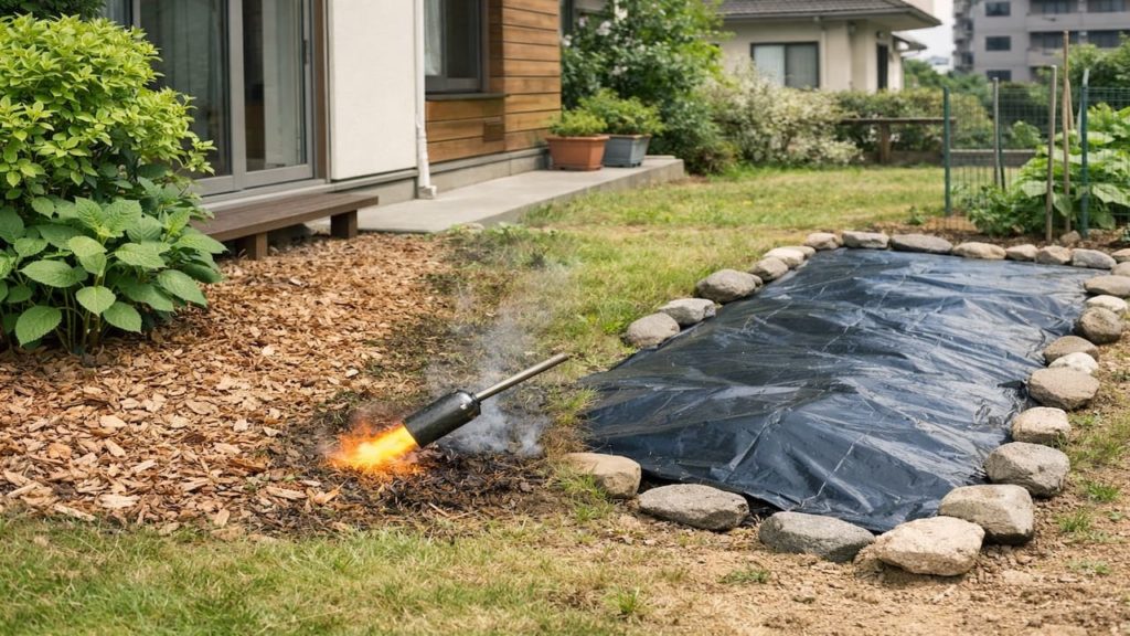 Weeds without chemicals 5 tips that still work (Mulch heat and cover)