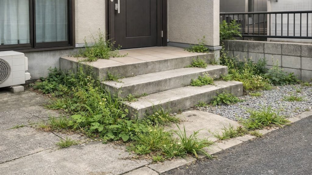 Weeds before moving out 5 steps for rentals (Photos cleanup and rules)